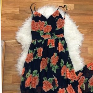 Fashion nova floral maxi dress